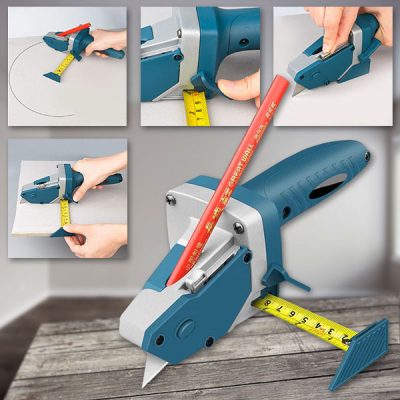 Utensile multifunzionale per lavorazione e taglio di legno e cartongesso PRECISICUT